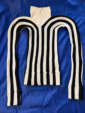 Bottega Veneta striped turtleneck sweater